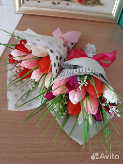 Букет из мыла 