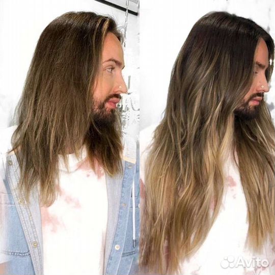 Наращивание волос (женское и мужское)