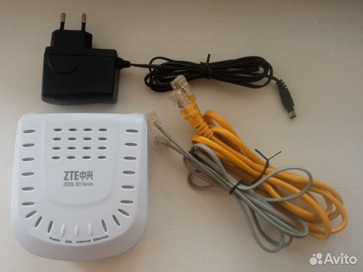Модем ZTE 831 adsl