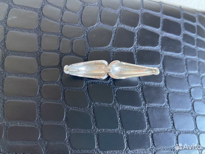 Моно серьга серебро