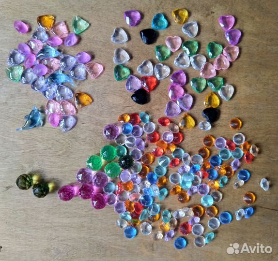 Кристаллы пластиковые пакетом