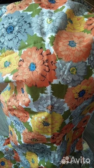 Отрез ткани лен СССР