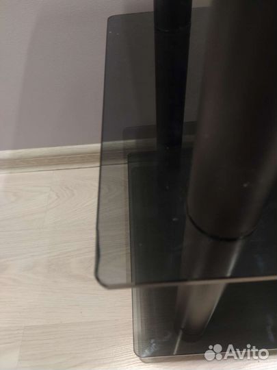 Стеклянный журнальный стол/тумба