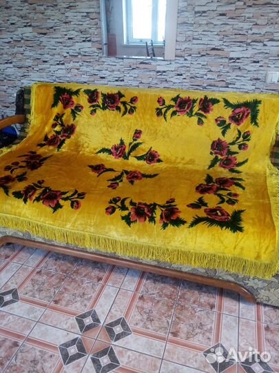 Покрывало плюшевое СССР