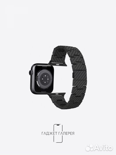 Карбоновый браслет Pitaka для Apple Watch - Retro