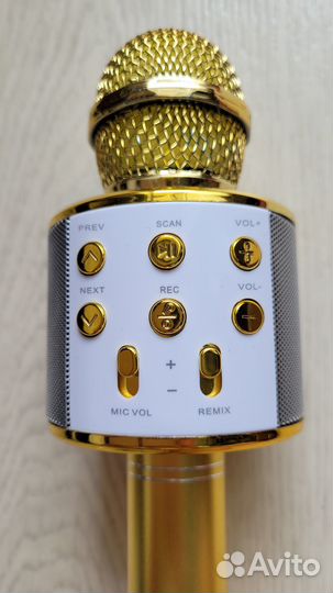 Микрофон для караоке беспроводной с колонкой