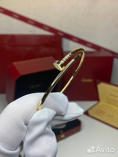 Браслет Cartier гвоздь золотой