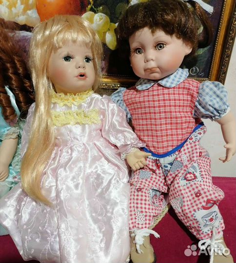 Кукла фарфоровая коллекционная 50 см