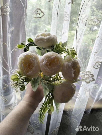 Искусственные цветы для декора свадьбы