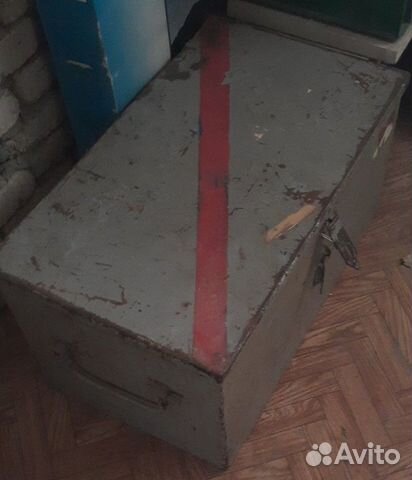 Шкатулка металлическая армейская