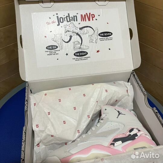 Оригинал Nike air jordan 6 mvp shy pink