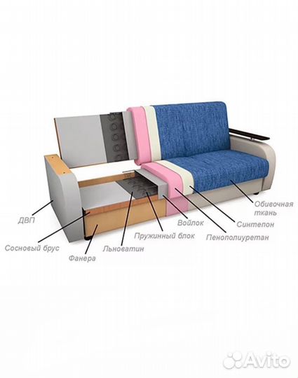 Диван Книжка - (От Производителя)