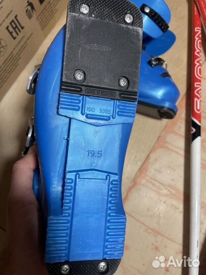 Горные лыжи детские 90 с ботинками