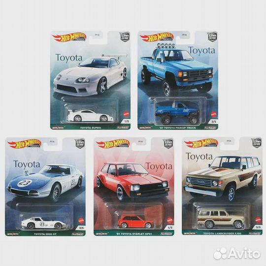 Hot Wheels Toyota Premium Set