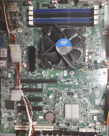 Комплект серверная плата S1200BTL s1155 +CPU+DDR