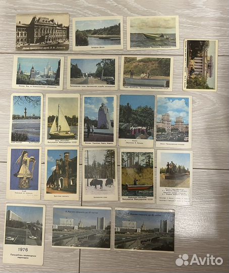 Советские календари и открытки