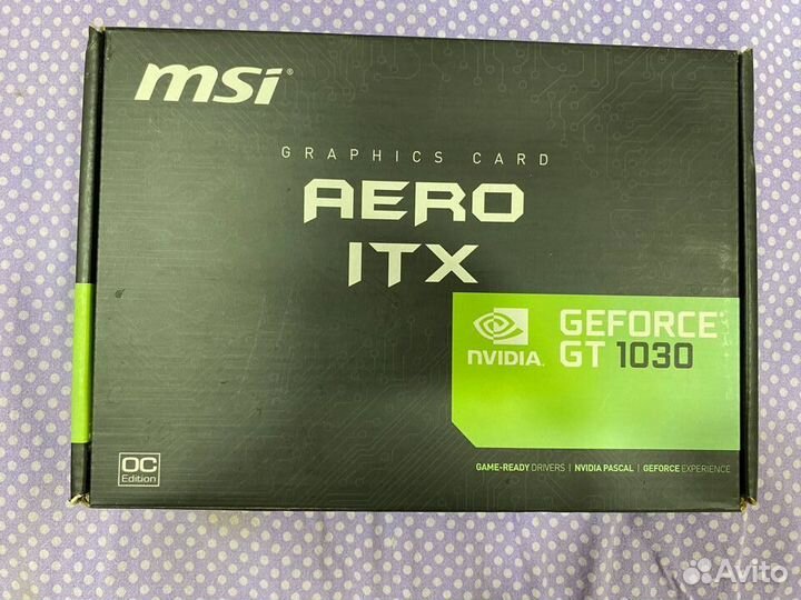 Nvidia geforce gt 1030 MSI