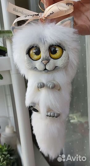 Игрушки ручной работы-кот/лиса/заяц/хомяк/енот/лев