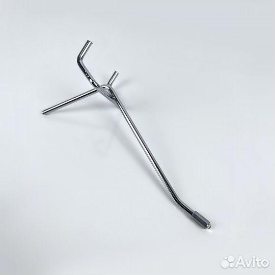 Крючок на перфорацию одинарный L100мм d4,8мм, ш