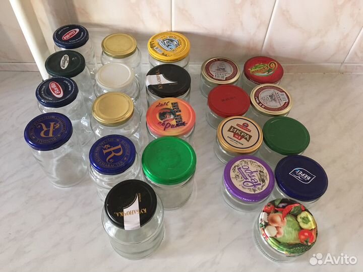 Стеклянные банки для консервации продуктов