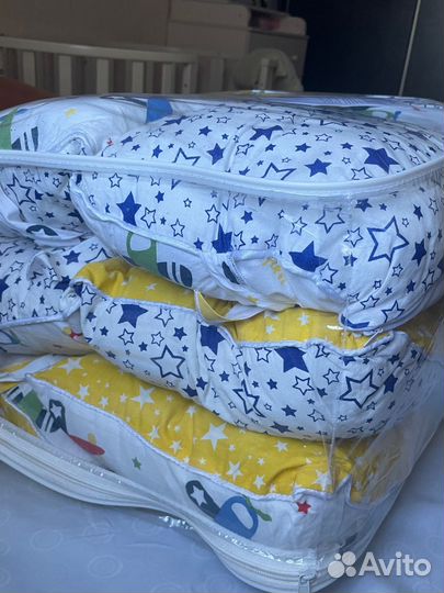 Бортики в детскую кроватку