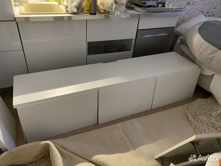 Полка тумба под тв икеа беста