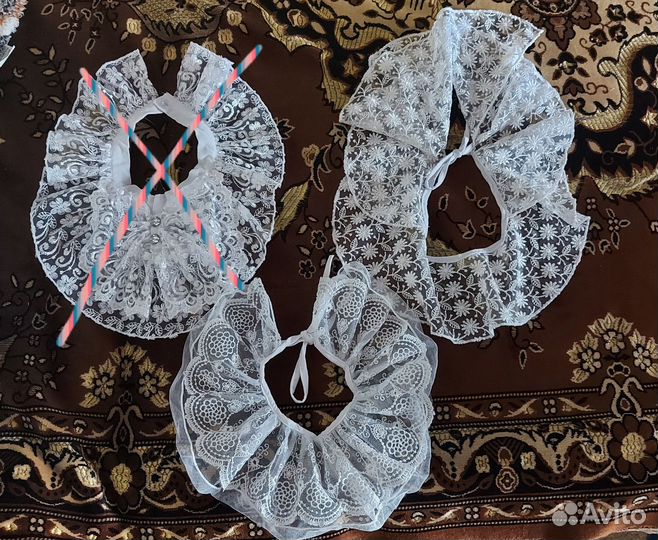 Манишки для школьных блузок