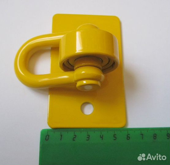 Подвесы с подшипником для дачных качелей, жёлтые