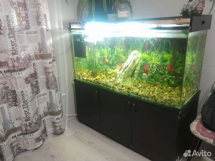 Аквариум с тумбой 400 литров