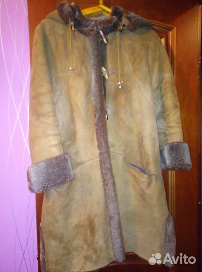 Дубленка натуральная женская 44 46