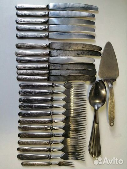 Cтoлoвыe пpибoры из нержавейки 40-50 гoды сcсp. Bи