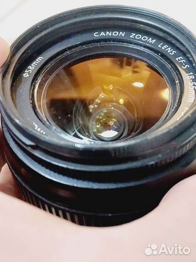 Сломанный объектив Canon kit 18-55mm