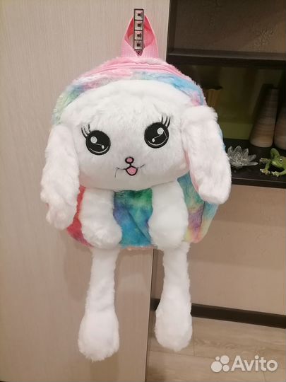 Рюкзак Зайка с подвижными ушками