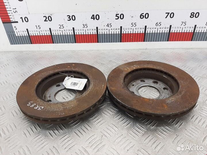 Диск тормозной передний Opel Corsa C 2003 569021