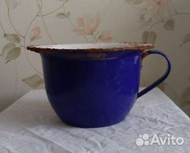 Горшок эмалированный начала 20 века