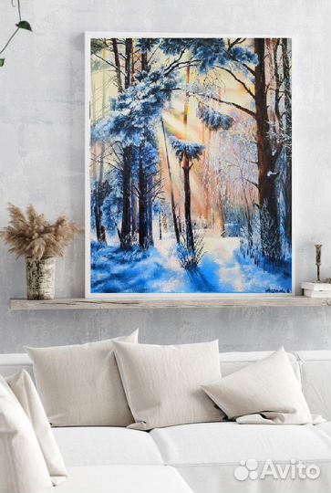 Картина маслом на холсте 