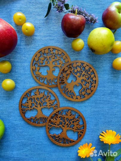 Подставка под горячее из дерева