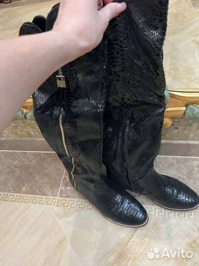 Итальянские ботфорты зимние 40 размер