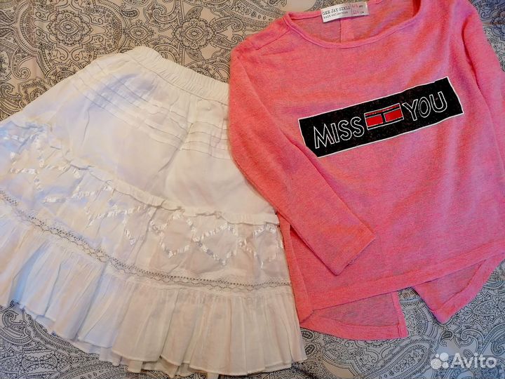 Вещи для девочки 7-9 лет пакетом