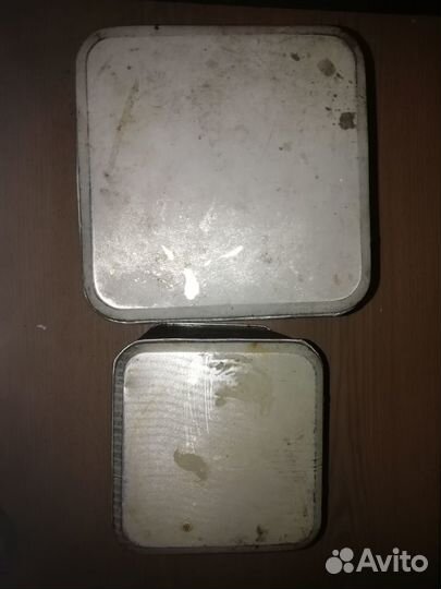 Банка жестяная СССР для сыпучих продуктов