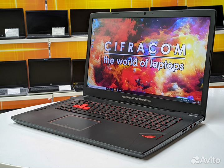 Игровой Asus 17.3'' IPS I7 12Gb GTX 1060 6Gb