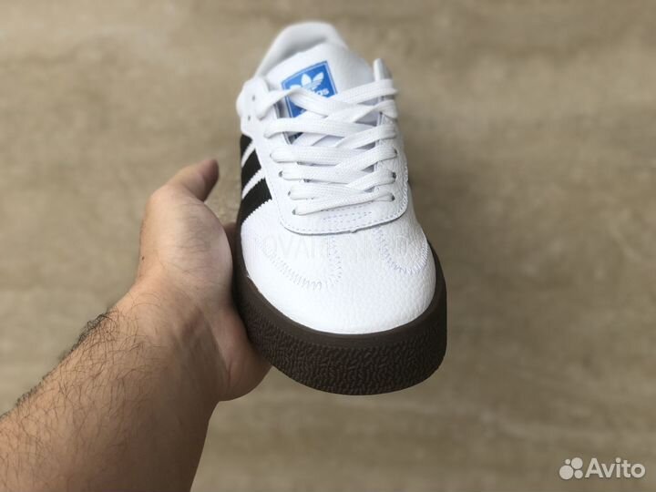 Кроссовки Adidas Samba rose White Black Gum