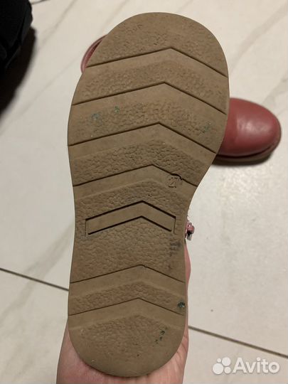 Ботинки на весну девочке 27р 17см