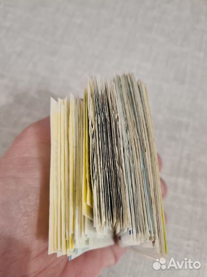 Вкладыши от жвачек 90 х