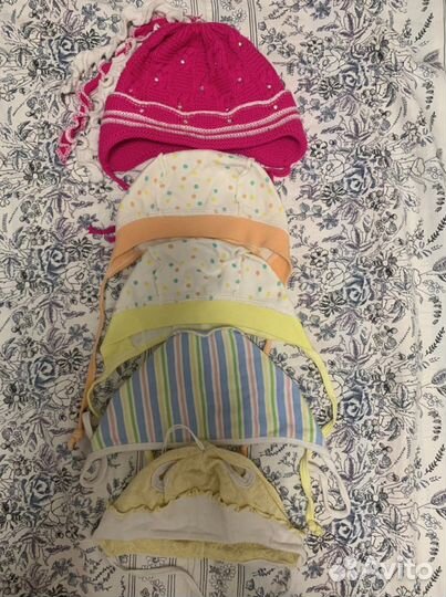 Шапки и панамы для девочки (листай фото)