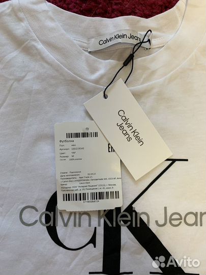 Футболка и свитшот calvin klein