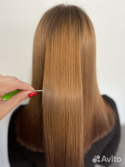 Кератиновое выпрямление