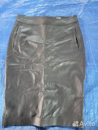 Кожаная юбка Massimo dutti
