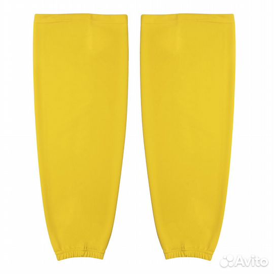 Гамаши хоккейные простые жёлтые