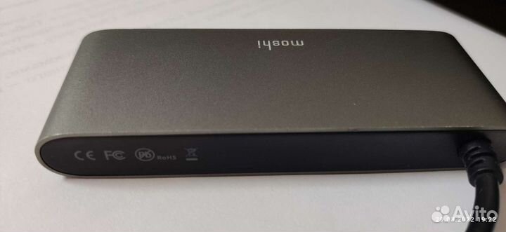 Переходник Moshi USB-C Multimedia Adapter серый